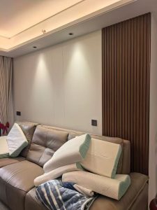 镇隆多层私宅全屋定制，异形梁柱柜体包裹落地纪实
